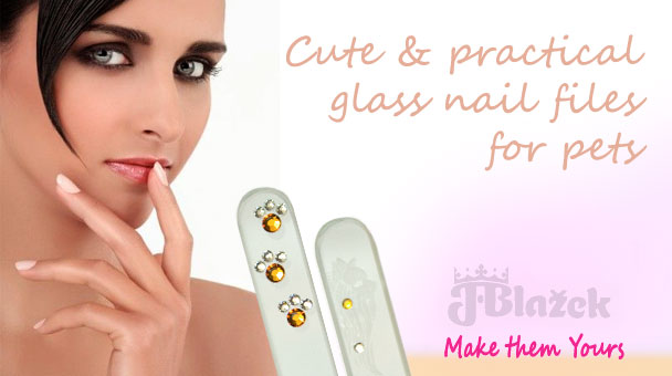 Cute and Practical glass nail files for pets from Blazek